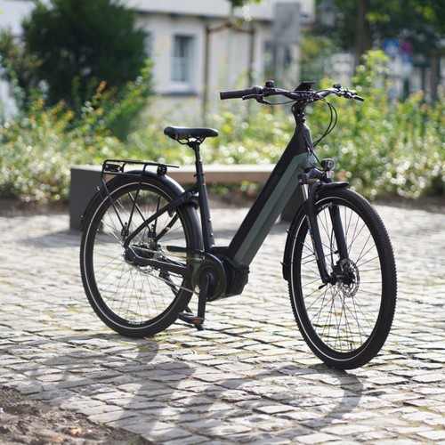 Электросамокат Prophete Geniesser 4.0 28" // N7 размер 19" (48 см) (серый/голубой)