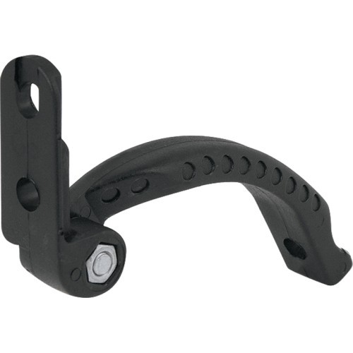 Rear reflector holder, frame-mounted, plastic (black)