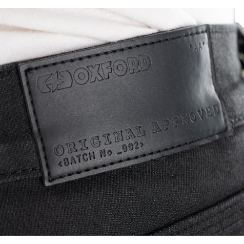 Men’s Motorcycle Jeans Oxford Original Approved CE Regular Fit Black