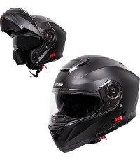 Atverams motociklista ķivere W-TEC Cullo - Matēti melna