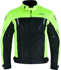 Vīriešu motocikla jaka BOS/WD Motorsports Vegas 1.0 - Neon