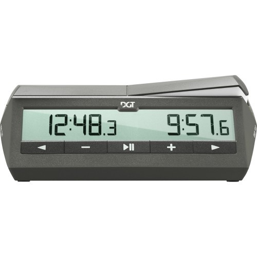 Digitālais šaha pulkstenis DGT 1500, pelēks