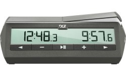Digitālais šaha pulkstenis DGT 1500, pelēks