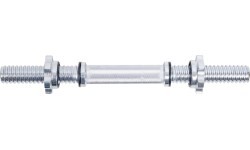 Threaded Dumbbell Bar w/ Collars inSPORTline Tufor 40 cm / 30 mm