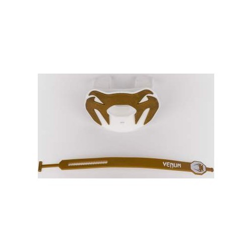 Venum Elite Lipguard Logo Edition - White/Gold