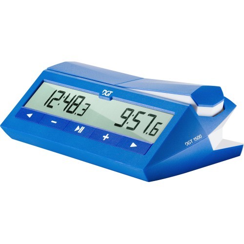 DGT 1500 digital chess clock blue