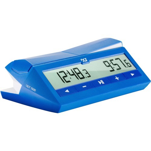 DGT 1500 digital chess clock blue