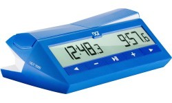 DGT 1500 digital chess clock blue