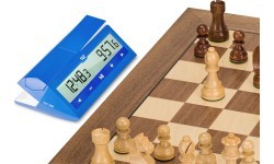DGT 1500 digital chess clock blue