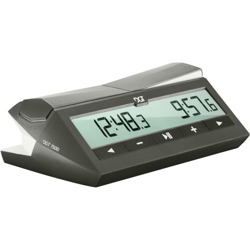 DGT 1500 digital chess clock grey
