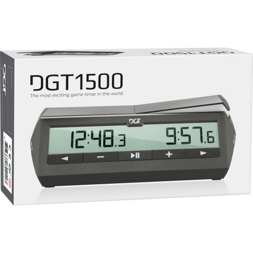 DGT 1500 digital chess clock grey