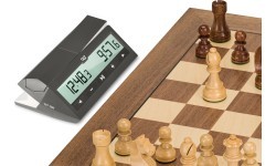 DGT 1500 digital chess clock grey