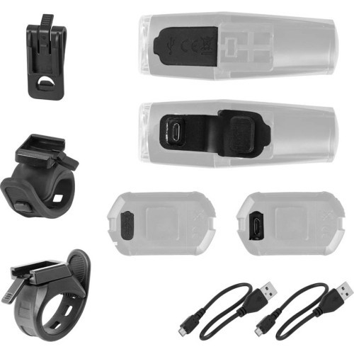 Lukturu komplekts FORCE VARIO 500LM + 25LM, USB