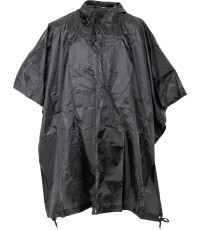 Rip Stop Poncho MFH - Black