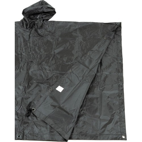 Rip Stop Poncho MFH - Black