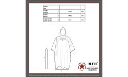 Дождевик MFH, черный