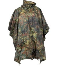 Rip Stop Poncho MFH - BW Camo