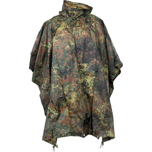 MFH Rip Stop poncho lietusmētelis - BW Camo