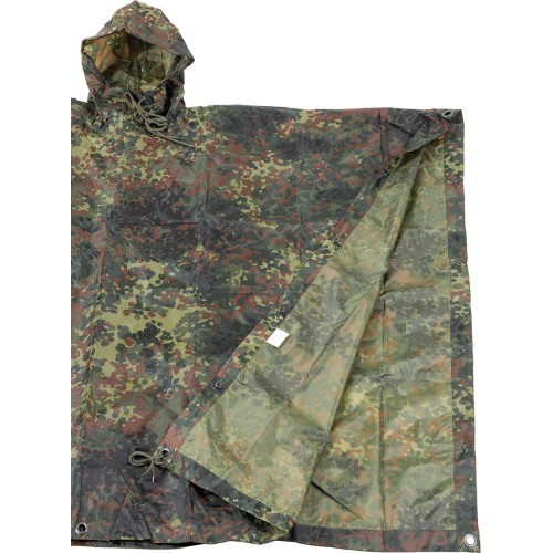 MFH Rip Stop poncho lietusmētelis - BW Camo