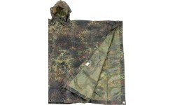 Rip Stop Poncho MFH - BW Camo