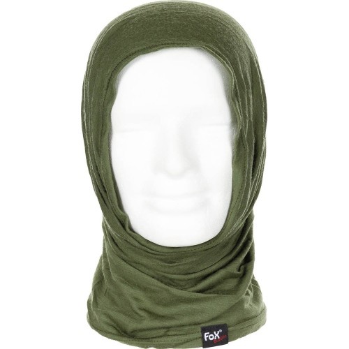 Kakla sega FoxOutdoor Merino Lite, zaļa