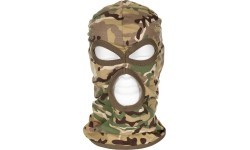 Balaklava ar 3 atverēm, plāna, operation-camo, 100 % kokvilna