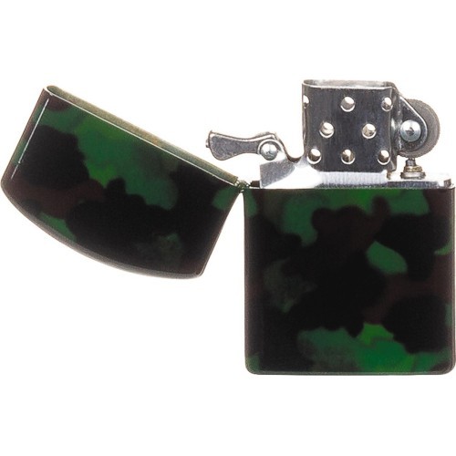 Windproof Lighter MFH - Woodland, Unfilled