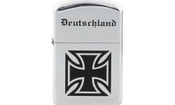 Windproof Lighter MFH Deutschland - Chrome Polished, Unfilled