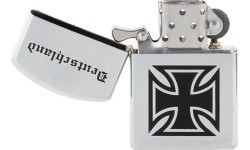 Windproof Lighter MFH Deutschland - Chrome Polished, Unfilled