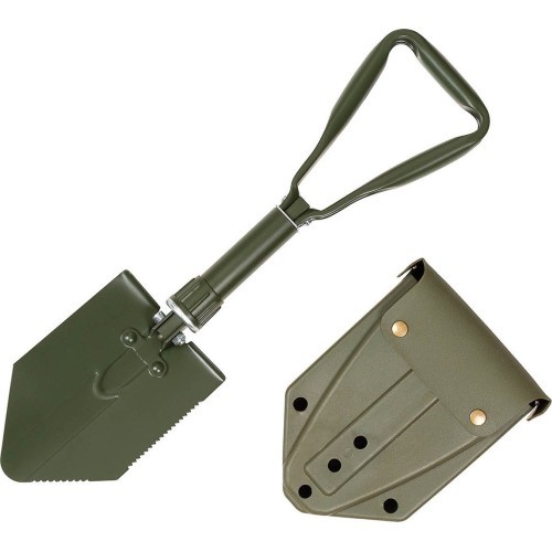 Складная лопата MFH, зелёная, 3 части