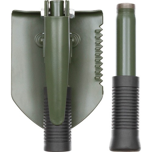 Salokāma mini lāpsta MFH 3in1, zaļa