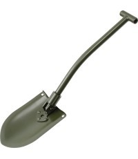 Folding Spade MFH - Green, Steel