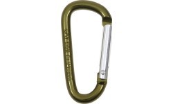Carabiner D MFH - Green, 6mmx6cm