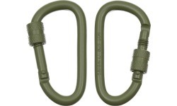Карабин D MFH Screw Lock, зелёный, 6 мм x 6 см