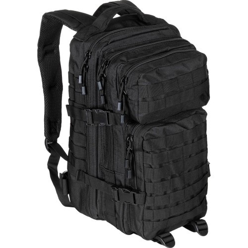 Mugursoma MFH Assault I Basic, melna, 30 l