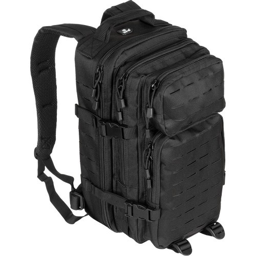 Mugursoma MFH Assault I Laser, melna, 30 l