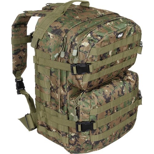Mugursoma MFH Assault II Digital Woodland, 40 l