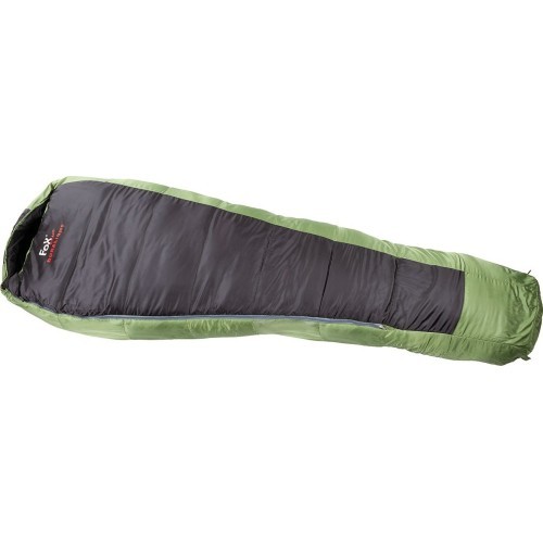 Спальный мешок FoxOutdoor Duralight, зелёно-чёрный