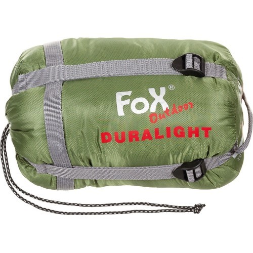Спальный мешок FoxOutdoor Duralight, зелёно-чёрный