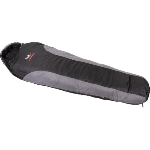 Guļammaiss FoxOutdoor Advance – melni pelēks