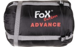 Guļammaiss FoxOutdoor Advance – melni pelēks