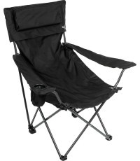 Saliekams krēsls FoxOutdoor Deluxe - melns