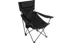 Saliekams krēsls FoxOutdoor Deluxe - melns