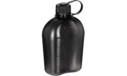 Pudele MFH GEN II, melna-caurspīdīga, 1 l