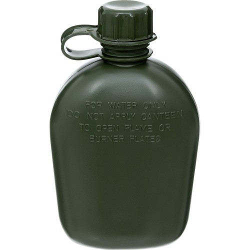 Plastmasas pudele MFH – zaļa, 1 l
