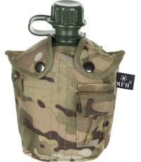 Pastic Canteen with Cover MFH - Operation-Camo, 1l