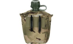Plastmasas pudele ar pārvalku MFH Operation-Camo, 1 l