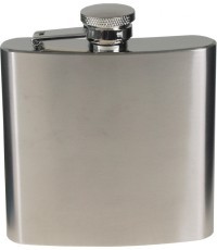 FoxOutdoor plakanais dzirdinātājs, matēts hroms, 170ml