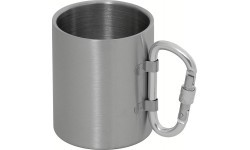 Stainless Steel Cup FoxOutdoor Carabiner, 300ml