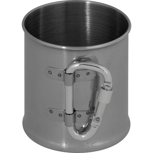 Stainless Steel Cup FoxOutdoor Carabiner, 220 ml